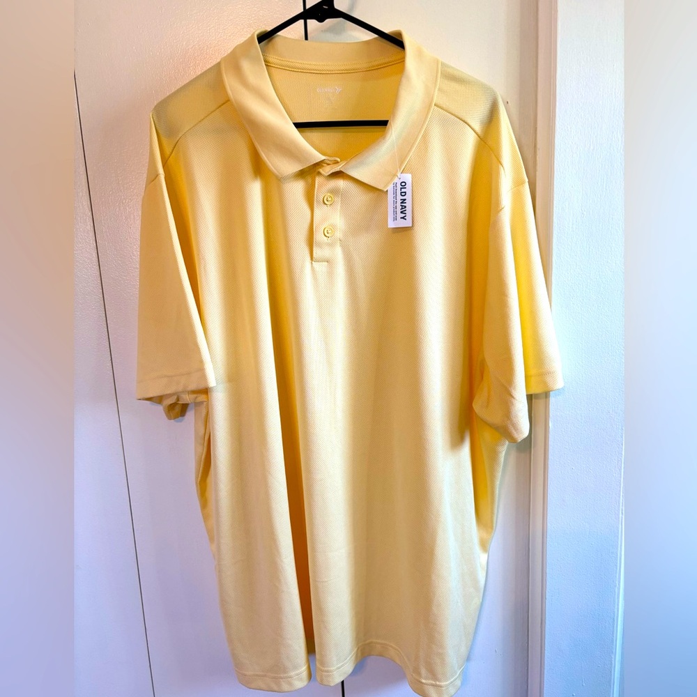 Men's Yellow Polo Shirt 3X